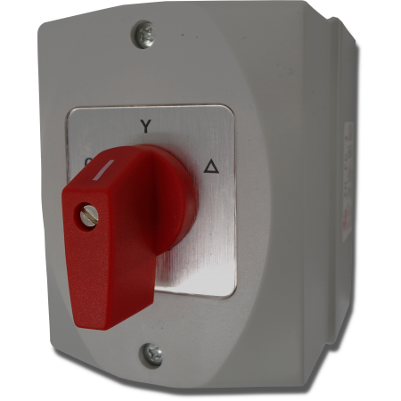 ŁĄCZNIK KRZYWKOWY GWIAZDA TRÓJKĄT 16A OBUDOWA IP54